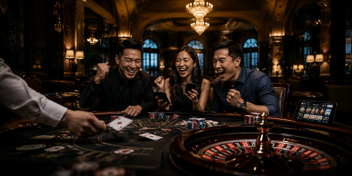 Live Baccarat dengan Dealer Nyata di spincity casino